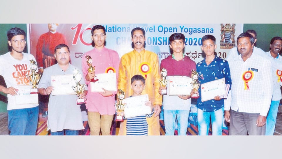 Winners of National-level Yogasana Championship