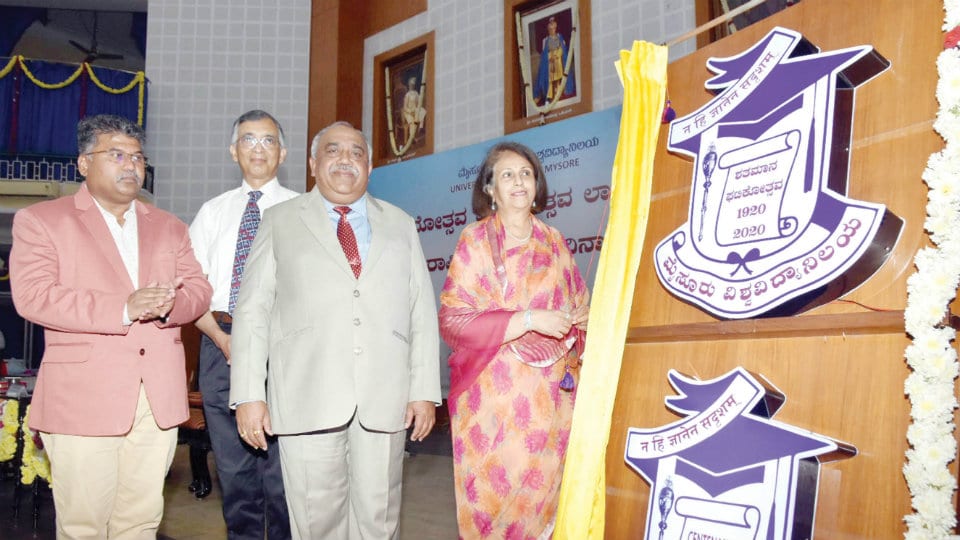 Mysore Varsity Centenary Convocation Logo unveiled