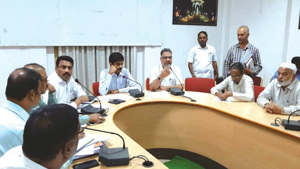 Tanveer Sait holds progress review meeting at DC Office