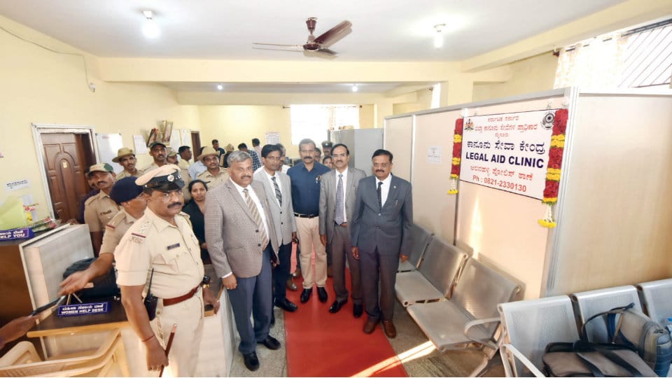 State’s first Legal Service Clinic opens at Alanahalli Police Station