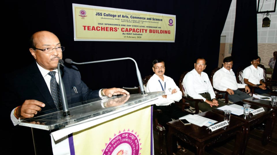 Workshop on Teachers’ capacity building held