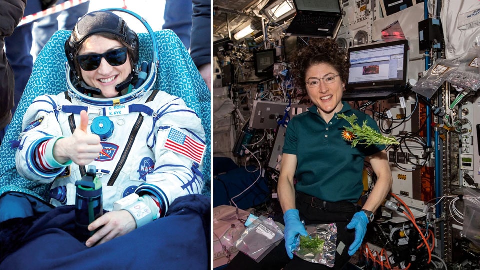 Christina Koch returns to Earth after record-breaking Space Mission
