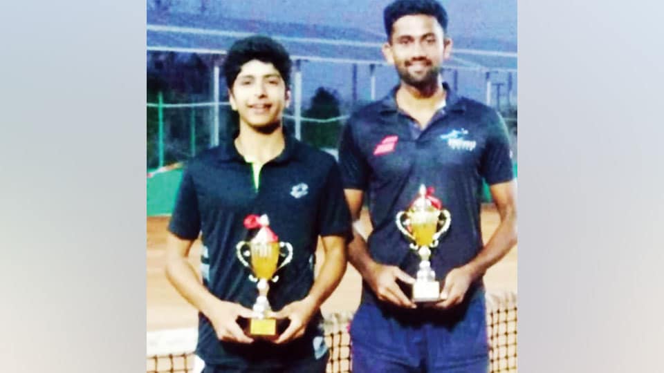 AITA 1 Lakh Tennis Tournament: Suraj, Ajay duo bag doubles title