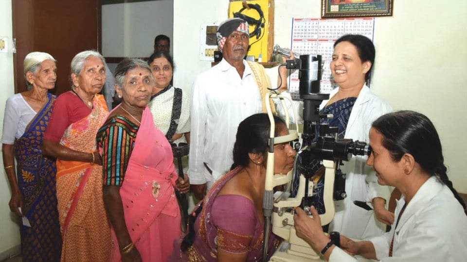 Free mega eye screening camp held at MRC Eye Hospital