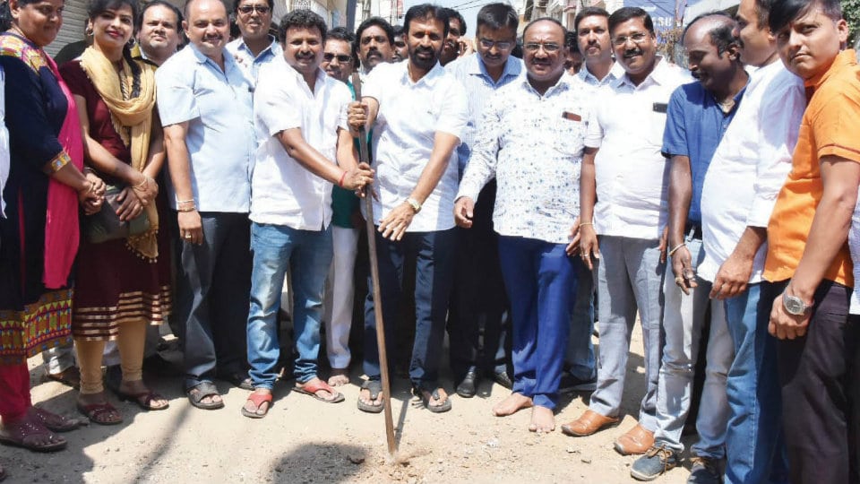 MLA launches various development works in Chamaraja Constituency