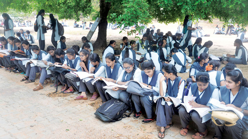 II PUC: 35,004 students write exam in district