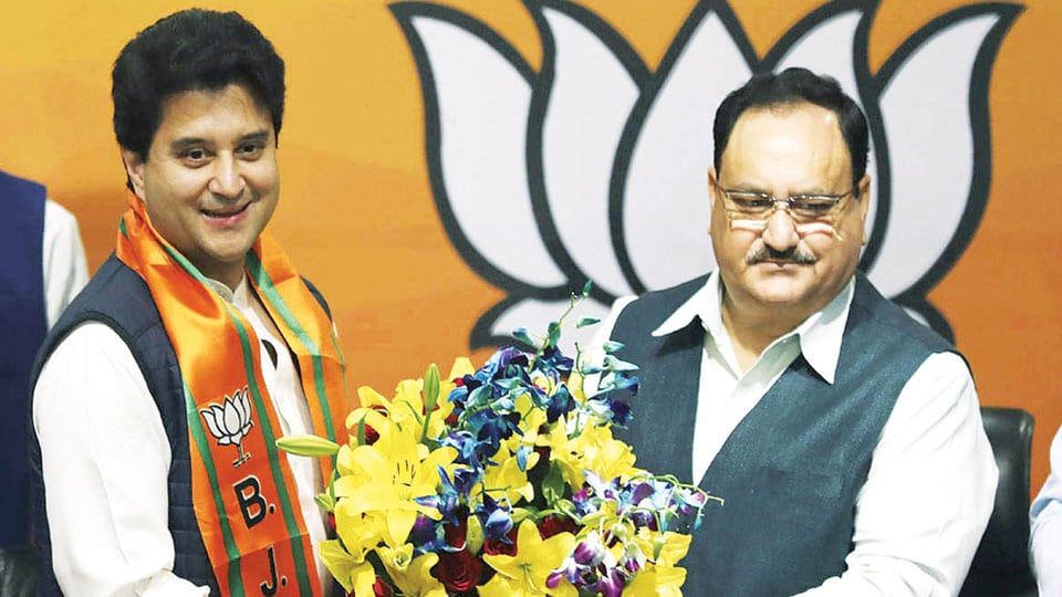 BJP names Jyotiraditya Scindia for Rajya Sabha shortly after he joins party
