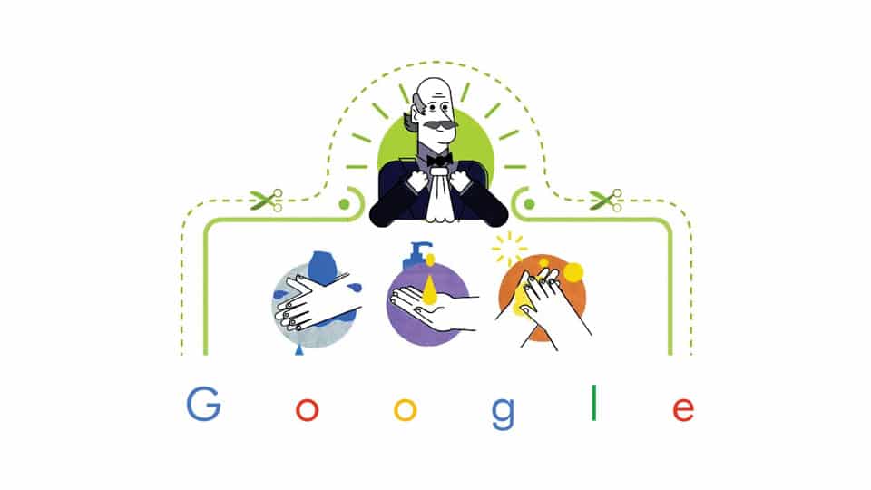 Google Doodle encourages Social Distancing
