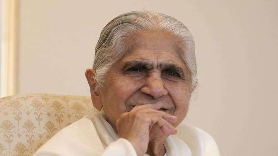 Rajyogini Dadi Jankiji, Spiritual Head of Brahma Kumaris, dies at 104