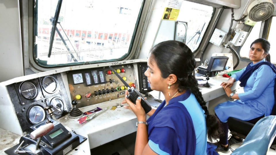 Women loco pilot video garners more than a lakh views