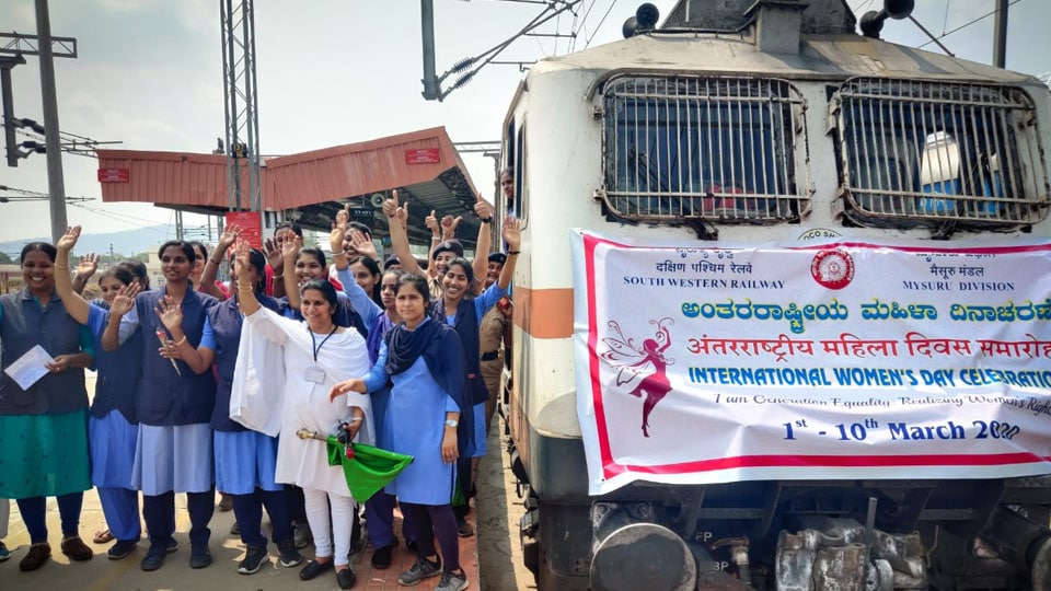 Ahead of International Women’s Day: All-women crew steers Mysuru-Bengaluru train