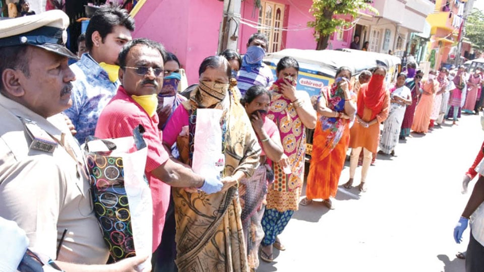 Mahalakshmi Sweets Owner Shivakumar lends helping hand to hundreds