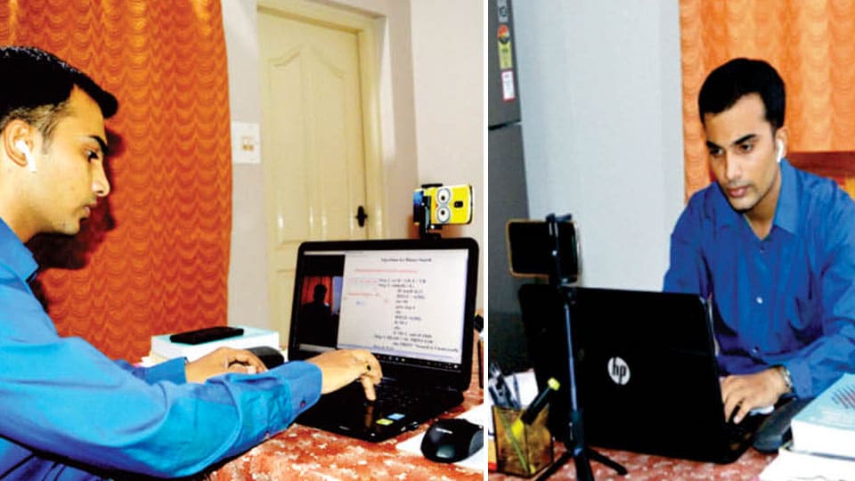 Novel initiative: Online classes by Seshadripuram Degree College
