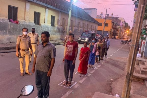 Corona prevention insists social distancing