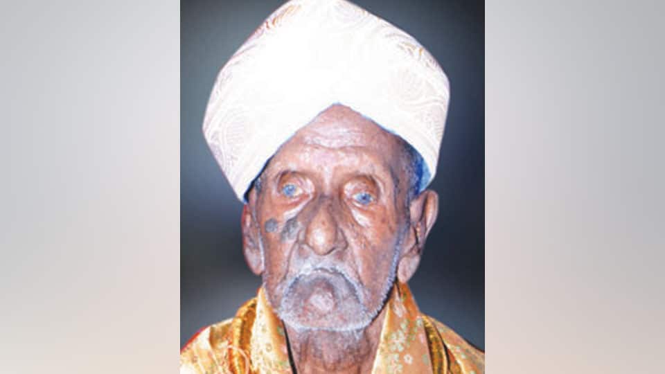 Centenarian G. Parameshwaran Chettiar