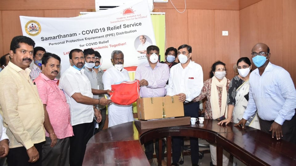 Trust donates PPE kits worth Rs. 15 lakh
