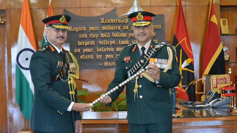 Lt. Gen. P.C. Thimayya retires as GOC-in-C  Army Training Command (ARTRAC)