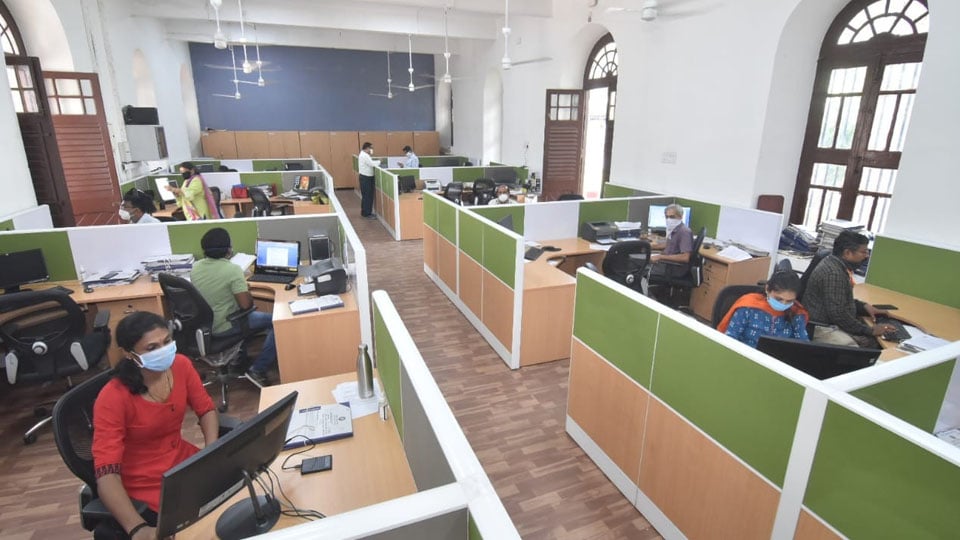 COVID-19 effect: Work in Govt. Offices comes to a halt