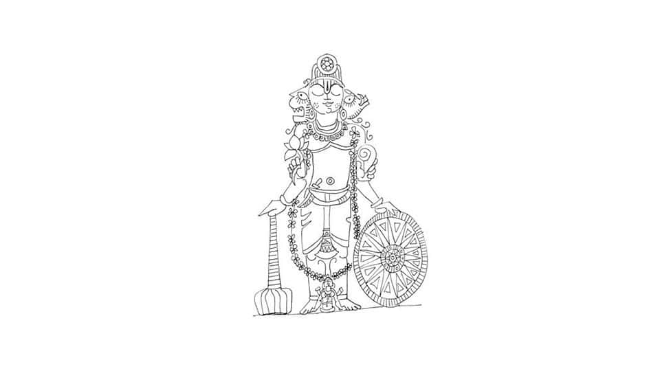 Four-headed Vishnu of Kashmir