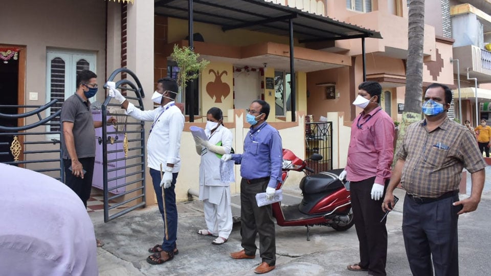 Thermal screening intensified in Ramakrishnanagar ‘G’ Block