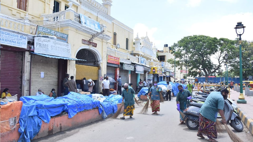 COVID safety: MCC embarks on mega sanitisation of Marketplaces in city centre
