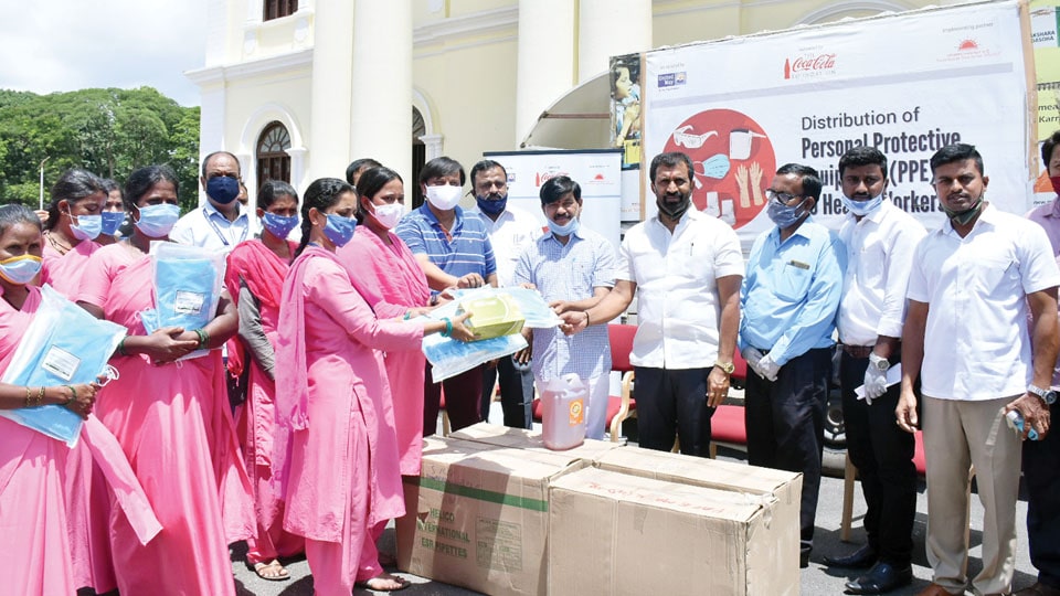 Medical protection kits distributed