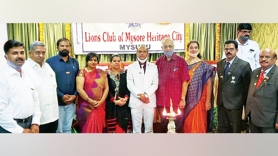 Installation Ceremony of Lions Club of Mysore Heritage City