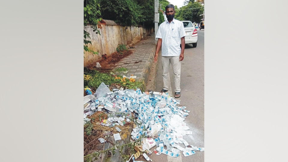 Medical wastes dumped behind Mission Hospital