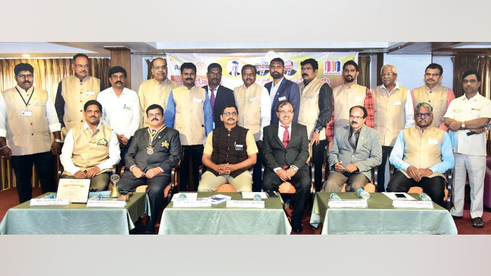 Office-bearers of Rotary Jayaprakash Nagar Club