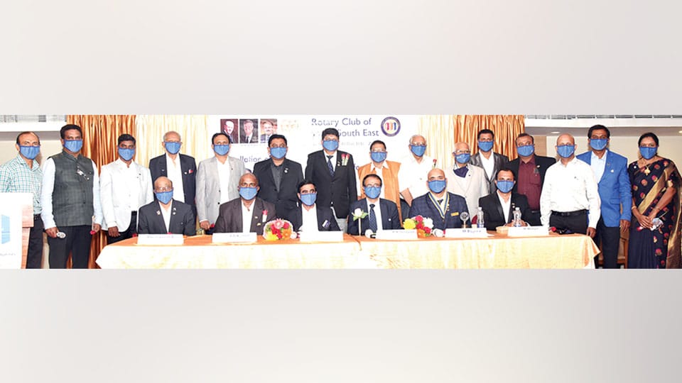 Rotary Mysore South East team installed