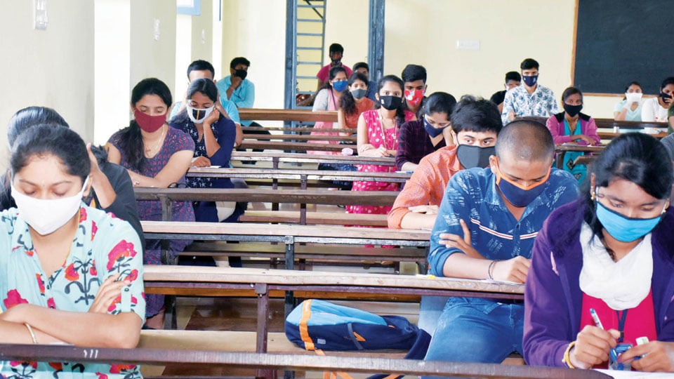 CET begins: 10,368 students write exam in Mysuru district
