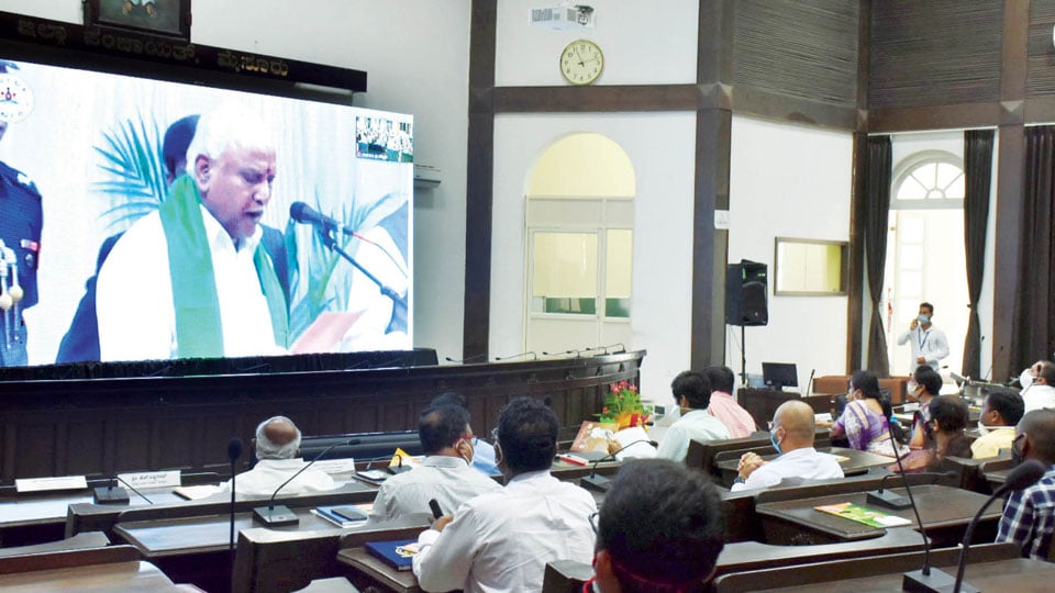 Facing Challenges… Finding Solutions…: CM holds virtual interaction