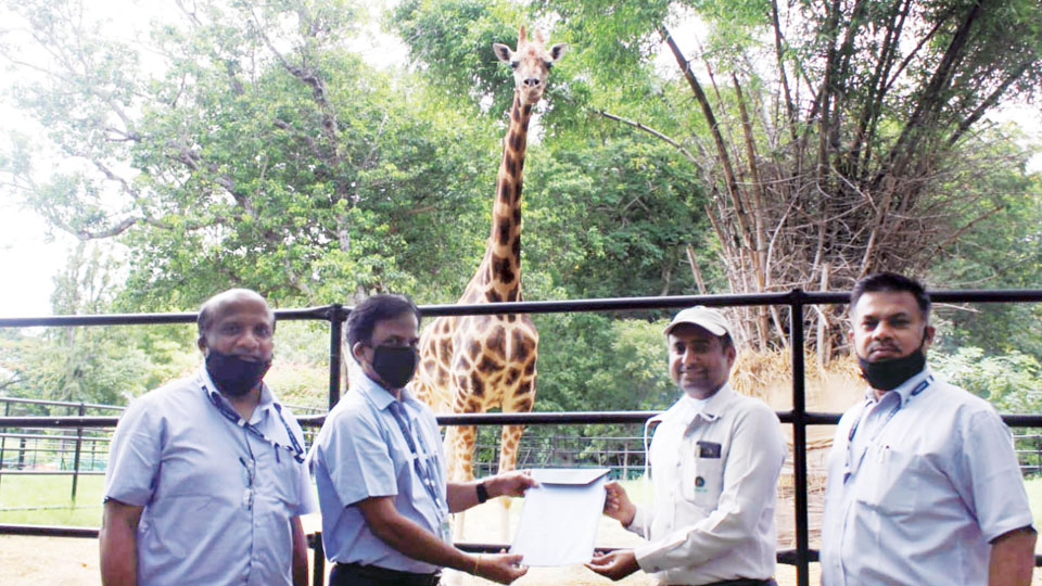 Bharatiya Reserve Bank Note Mudran pays  lakh, adopts Zoo animals -  Star of Mysore