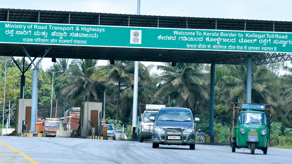 Only one Toll Plaza in 60-km of National Highways