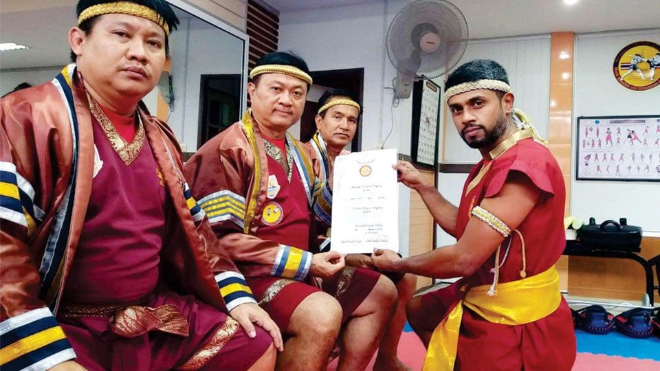 Awarded highest rank in Muaythai