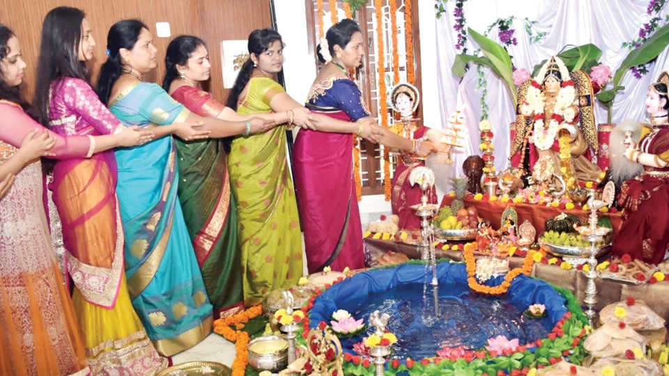 Varamahalakshmi Festival celebrated in city amid COVID-19 shadow