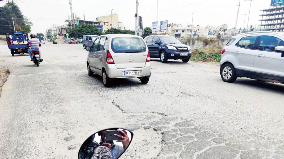 Potholes, craters a nightmare for motorists