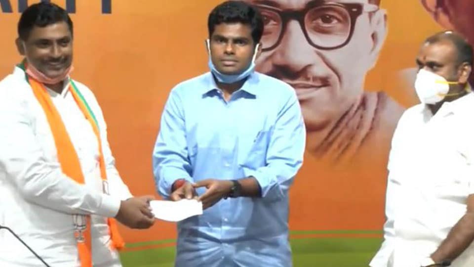 Former IPS Officer Annamalai joins BJP