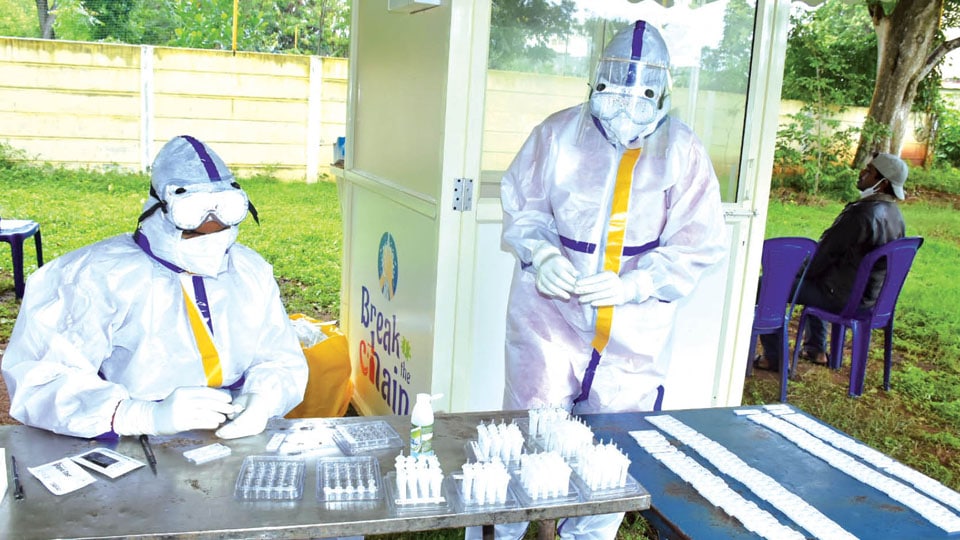 Rapid Antigen Testing Teams now test people near their doorstep