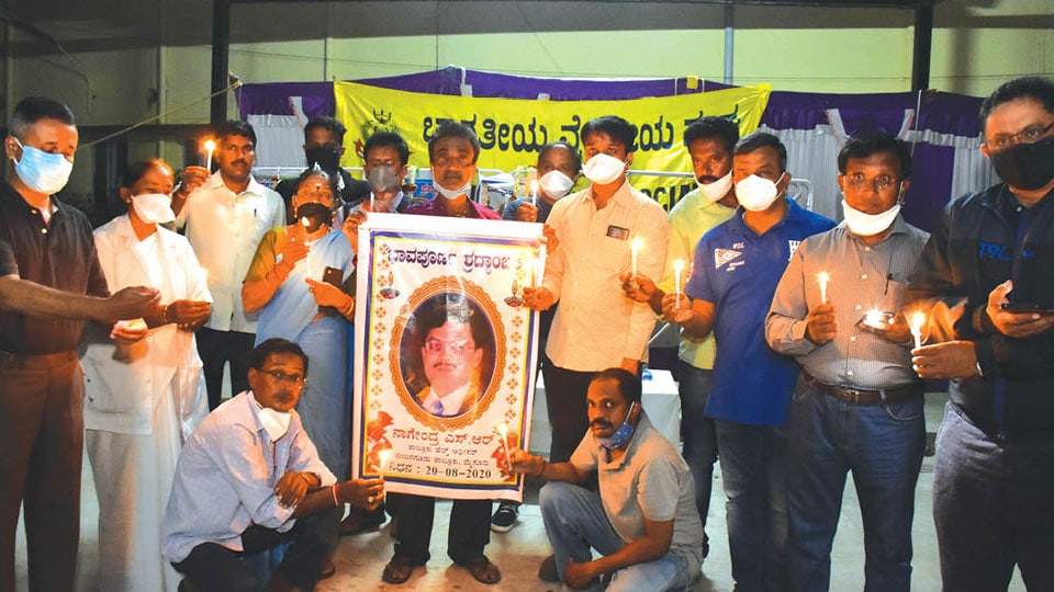 Candle light homage paid to Medical Corona Warriors