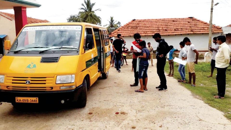 Swayam Shiksha during COVID… Taking Schools to children’s homes
