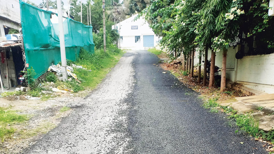 Plea to complete road work in Yadavagiri