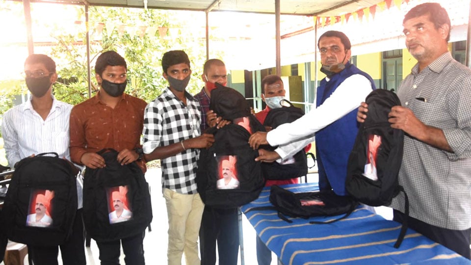 Bags distributed to students of Government School for Blind