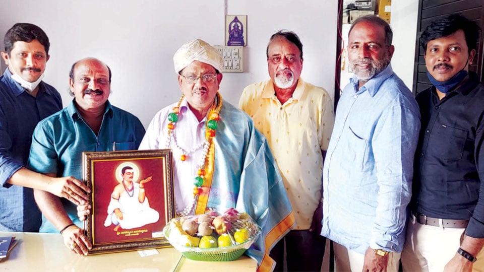 Book Publisher D.N. Lokappa feted