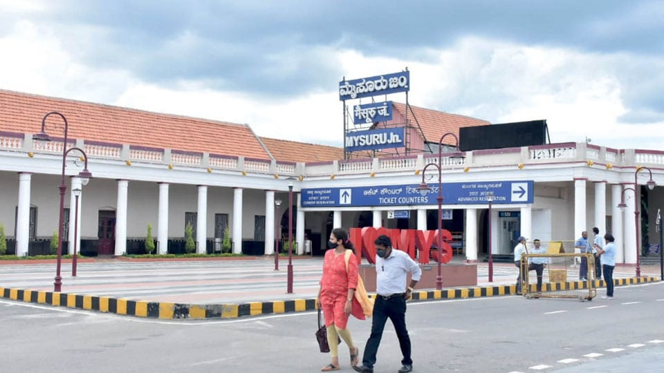 Mysuru City Railway Station exit point re-routed
