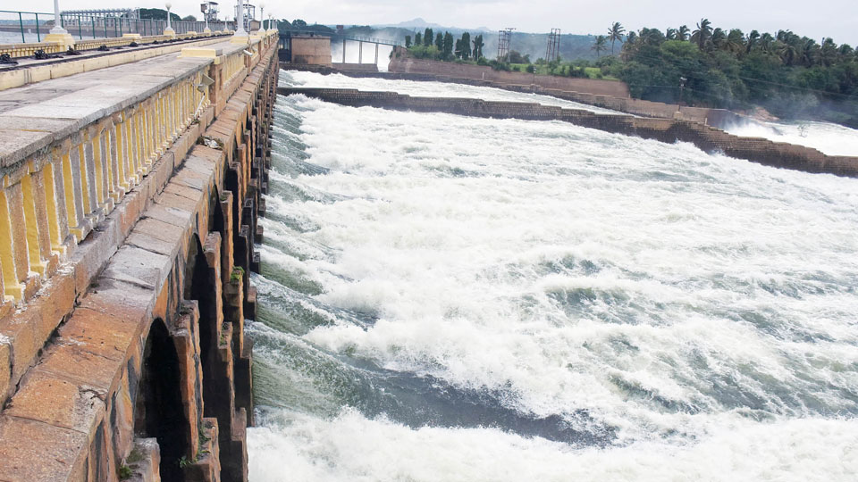 Rains increase water levels in KRS, Kabini Dams again
