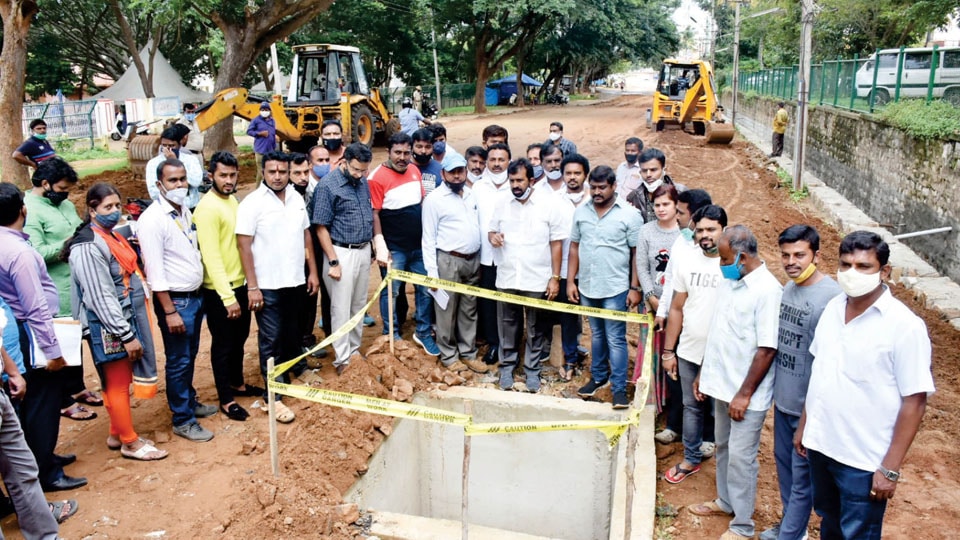Chamaraja MLA asks officials to expedite pending works