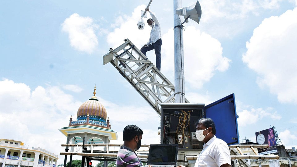 Dasara 2020: Upkeep of CCTVs on procession route taken up