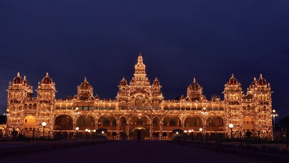 Stopped since March 24…: Mysore Palace illumination to resume from Oct. 17