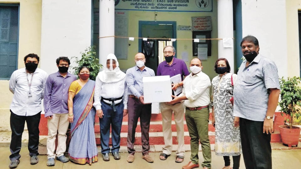 Powered Air Purifying Respirators donated to COVID Centre